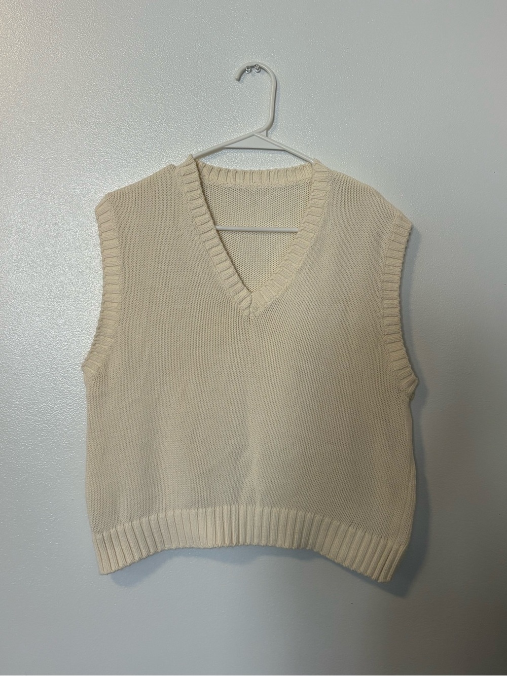 Zara V-Neck Knit Sweater Vest